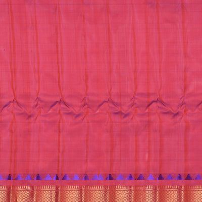 Gadwal Silk Orange Saree