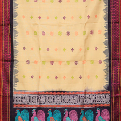 Gadwal Silk Classy Beige Dupatta