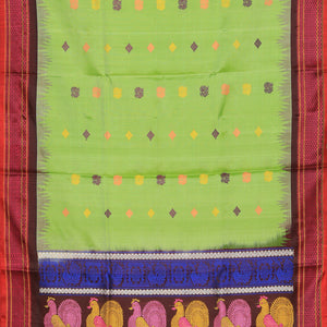 Gadwal Silk Mint Green Dupatta