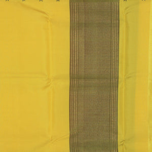 Kanchi Silk Yellow Dhoti With Kanduva (8 X 4)