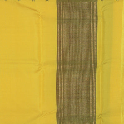 Kanchi Silk Yellow Dhoti With Kanduva (8 X 4)