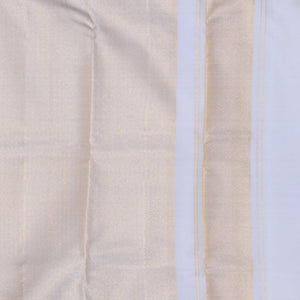 Kanchi Silk Off-White Dhoti With Kanduva (8 X 4)