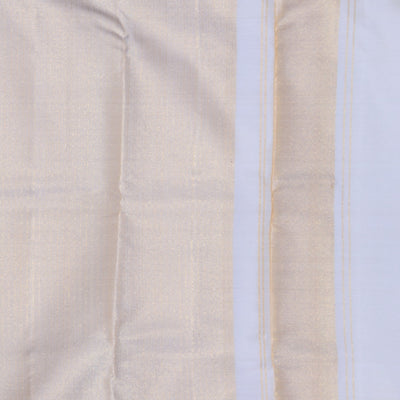 Kanchi Silk Off-White Dhoti With Kanduva (8 X 4)