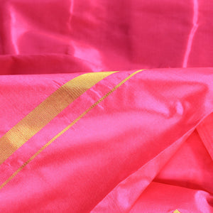Kanchi Silk Pink Dhoti With Kanduva (8 X 4)