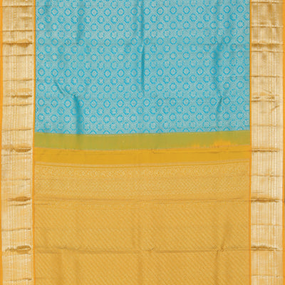 Kanchipattu Brocade Blue Saree