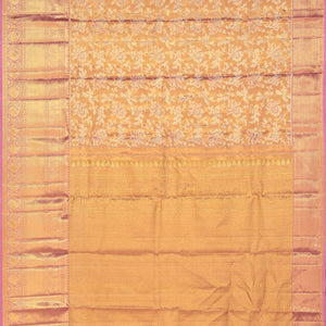 Kanchipattu Brocade Gold Saree