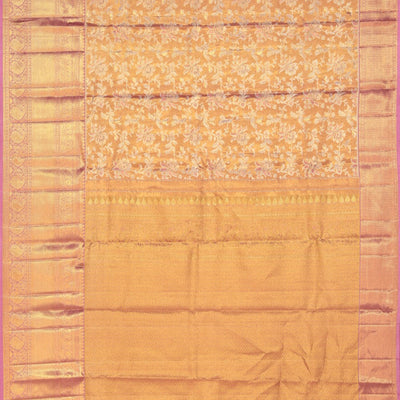 Kanchipattu Brocade Gold Saree