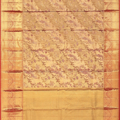 Kanchipattu Brocade Gold Saree