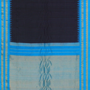 Gadwal Silk Violet Saree