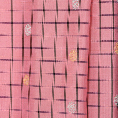 Gadwal Silk Pink Saree