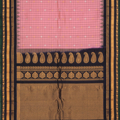 Gadwal Silk Pink Saree
