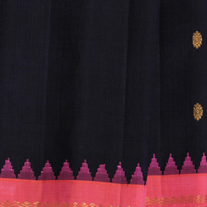 Gadwal Black Saree