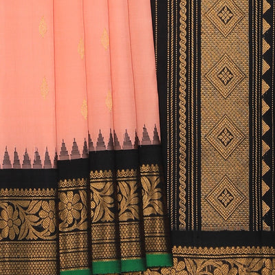 Gadwal Silk Pink Saree