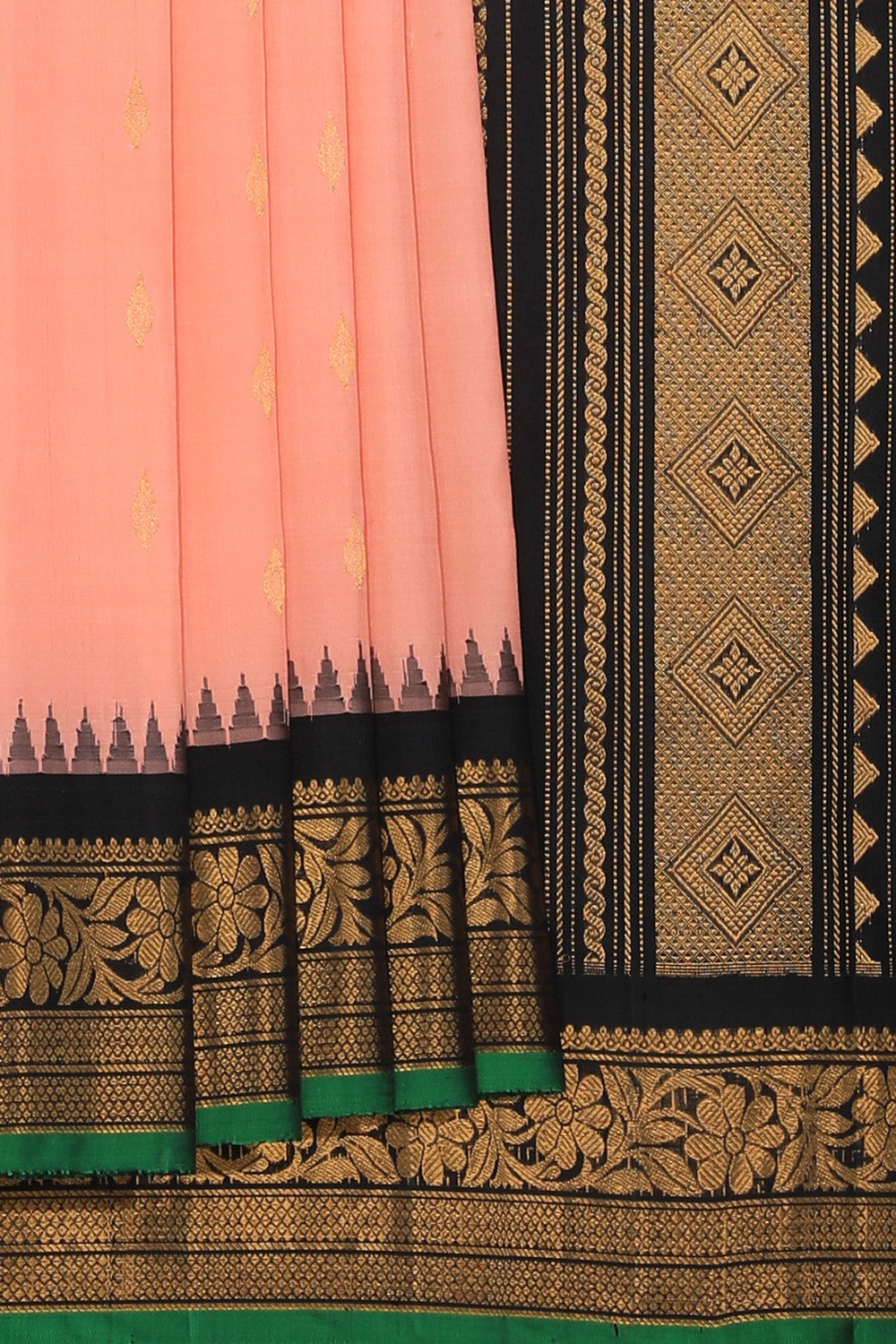 Gadwal Silk Pink Saree