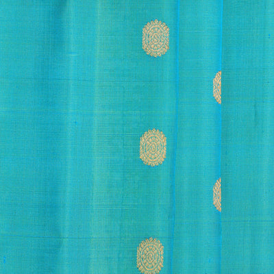 Gadwal Sea Green Saree