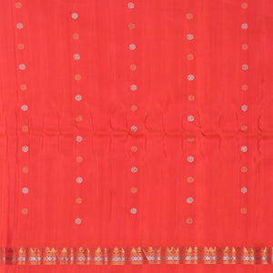 Gadwal Silk Magenta-Pink Saree