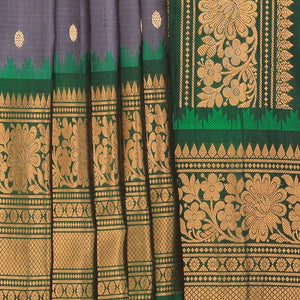 Gadwal Silk Grey Saree