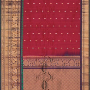 Gadwal Silk Pink Saree