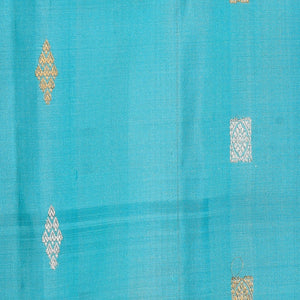Gadwal Silk Sea Green Saree