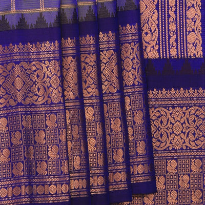 Gadwal Silk Purple Saree