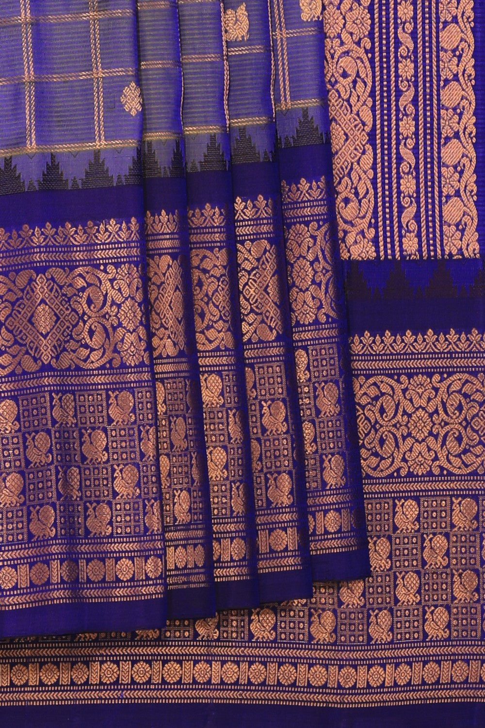 Gadwal Silk Purple Saree