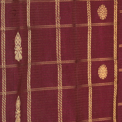 Gadwal Silk Purple Saree