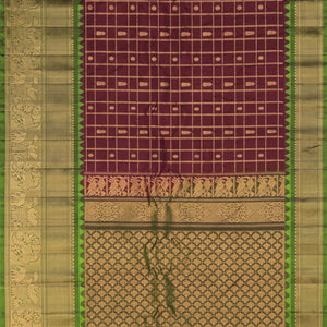 Gadwal Silk Purple Saree