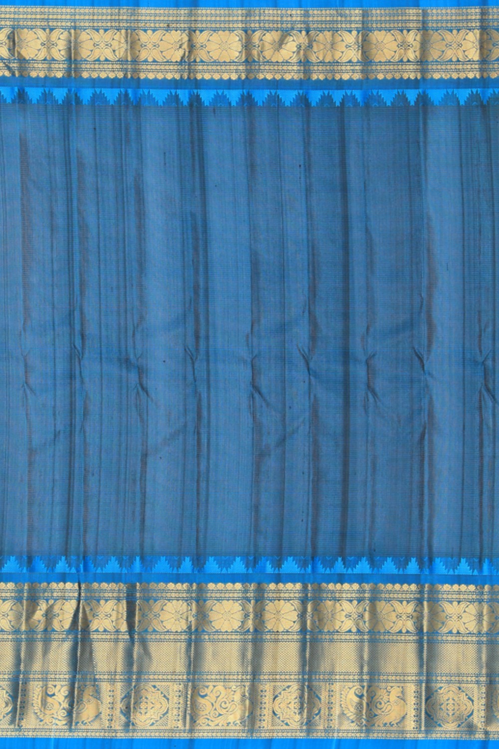 Gadwal Silk Maroon Saree