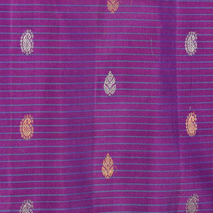 Gadwal Silk Violet Saree
