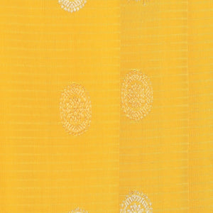 Gadwal Silk Yellow Saree