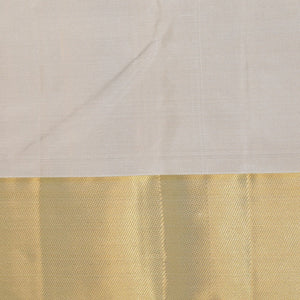 Kanchi Silk Classy Ivory Cream Saree