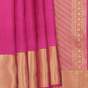 Kanchi Silk Magenta Pink Saree