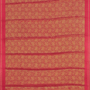 Crepe Silk Brocade Pink Saree