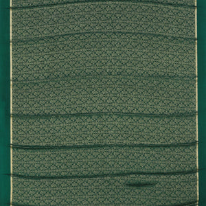 Crepe Silk Brocade Green Saree
