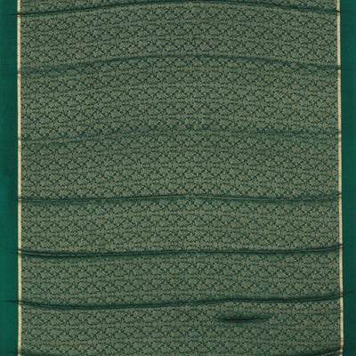 Crepe Silk Brocade Green Saree