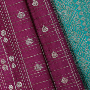 Kanchi Silk Orchid Violet Saree