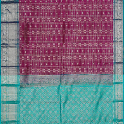 Kanchi Silk Orchid Violet Saree