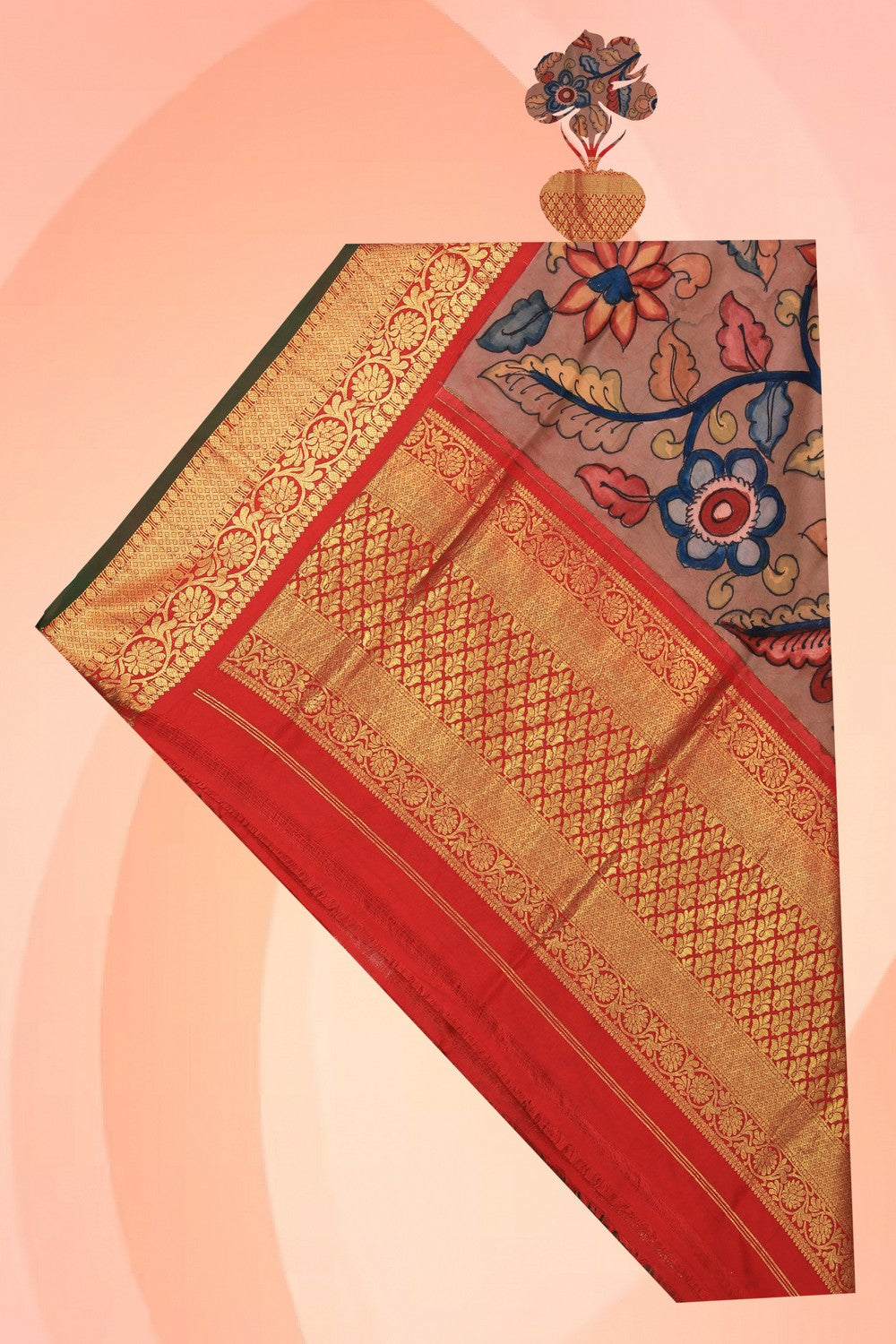 Kalamkari Painted Dupatta