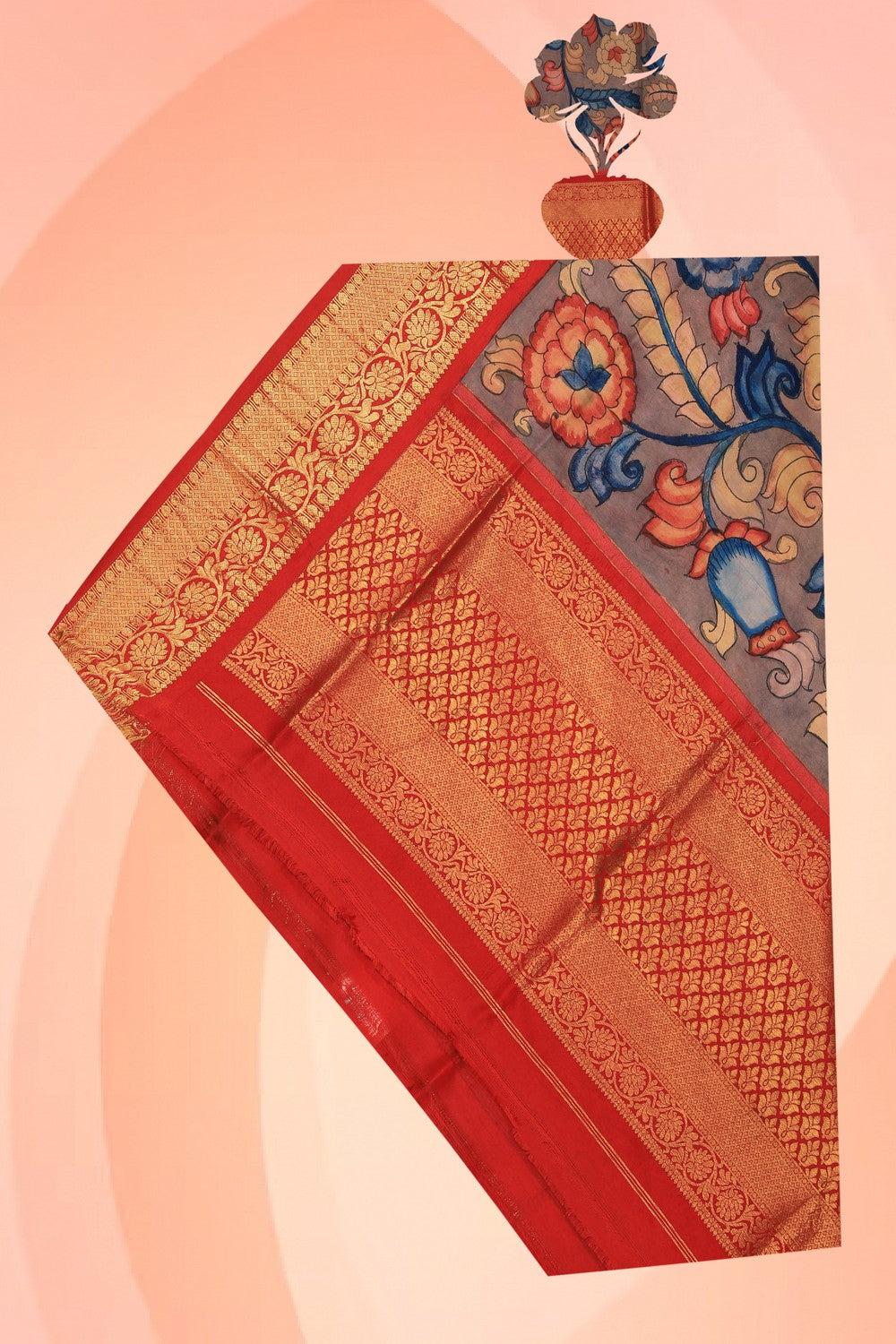 Kalamkari Painted Dupatta