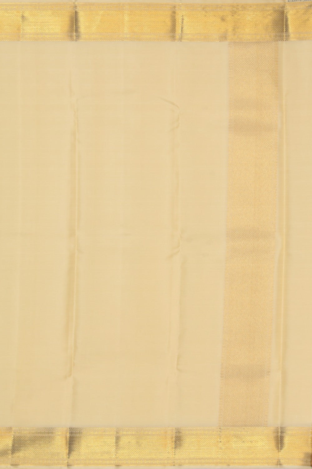 Kanchi Silk Ivory Cream Dhoti With Kanduva (8 X 4)
