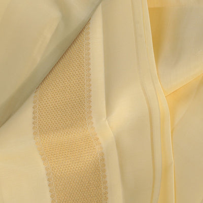 Kanchi Silk Ivory Cream Dhoti With Kanduva (8 X 4)