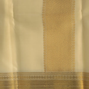 Kanchi Silk Ivory Cream Dhoti With Kanduva (8 X 4)