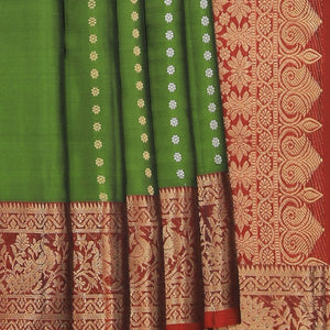Kanchi Silk Green Saree