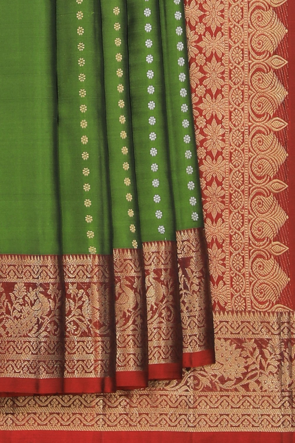 Kanchi Silk Green Saree