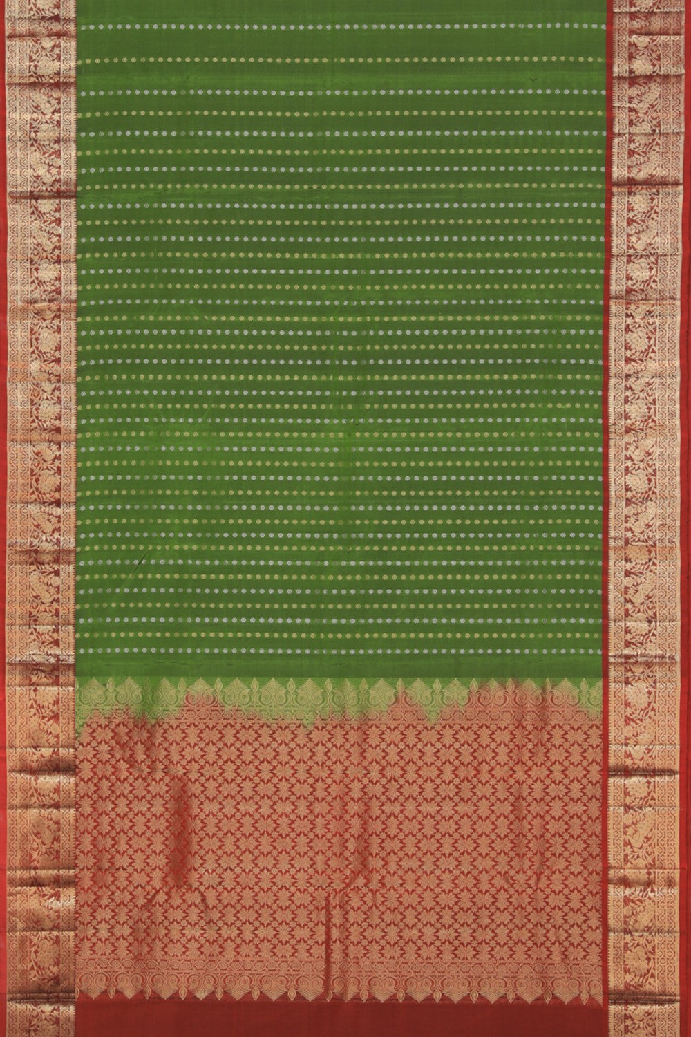 Kanchi Silk Green Saree