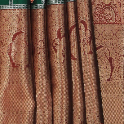 Kanchi Silk Green Saree