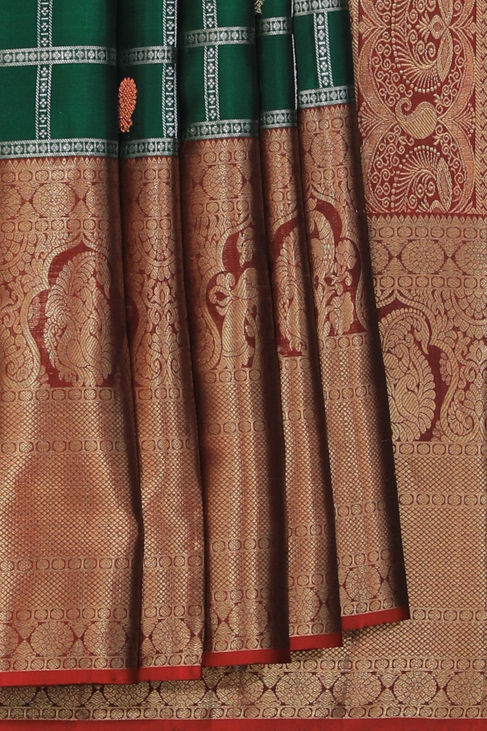 Kanchi Silk Green Saree