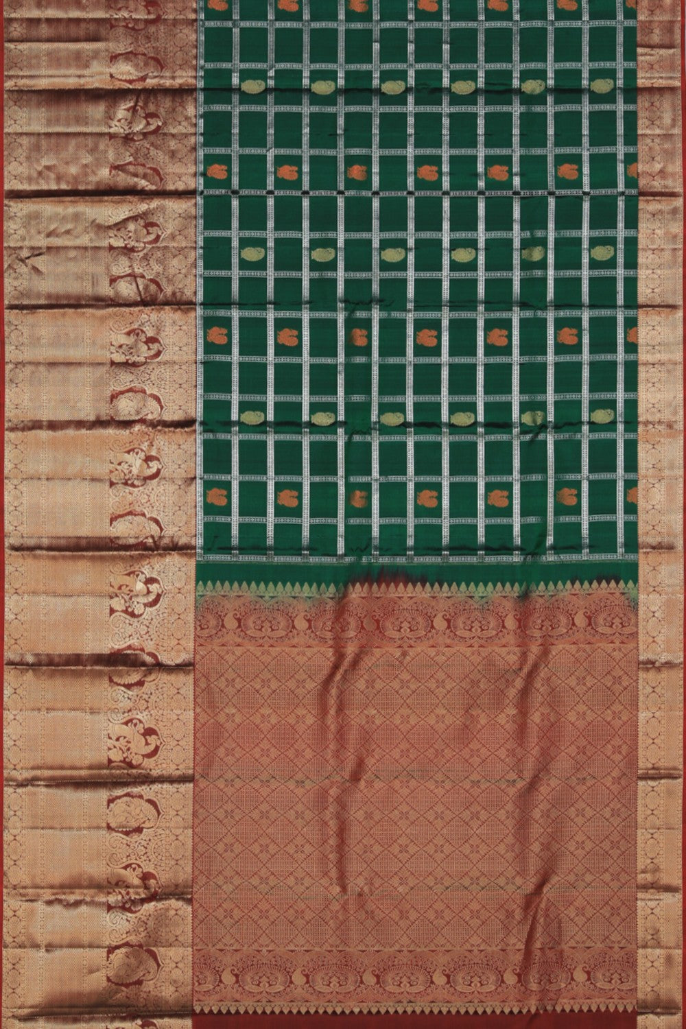 Kanchi Silk Green Saree