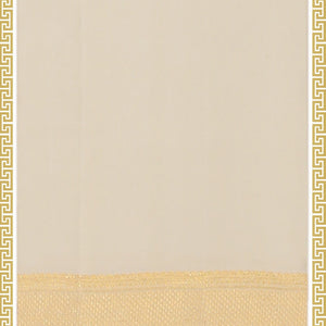 Kanchi Silk Off-White Dhoti With Kanduva (8 X 4)