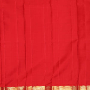 Kanchipattu Bottle Green Pavada Unstitched Set